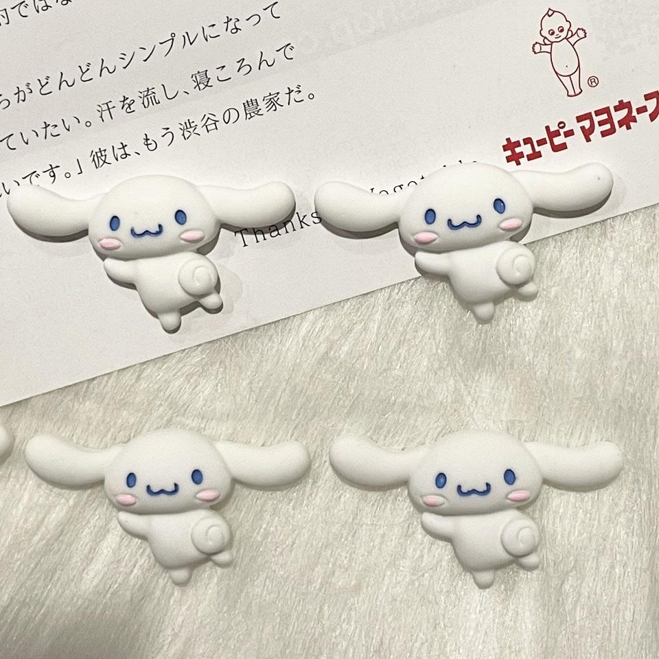 (Giá 1 charm) Charm/Sticker Cinnamoroll chó tai dài size to size lớn trang trí DIY ốp điện thoại, gương, cặp tóc