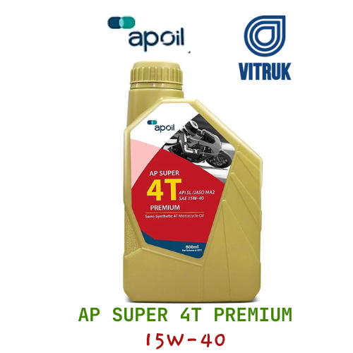 Dầu nhớt xe số AP Super 4T Premium 15W-40