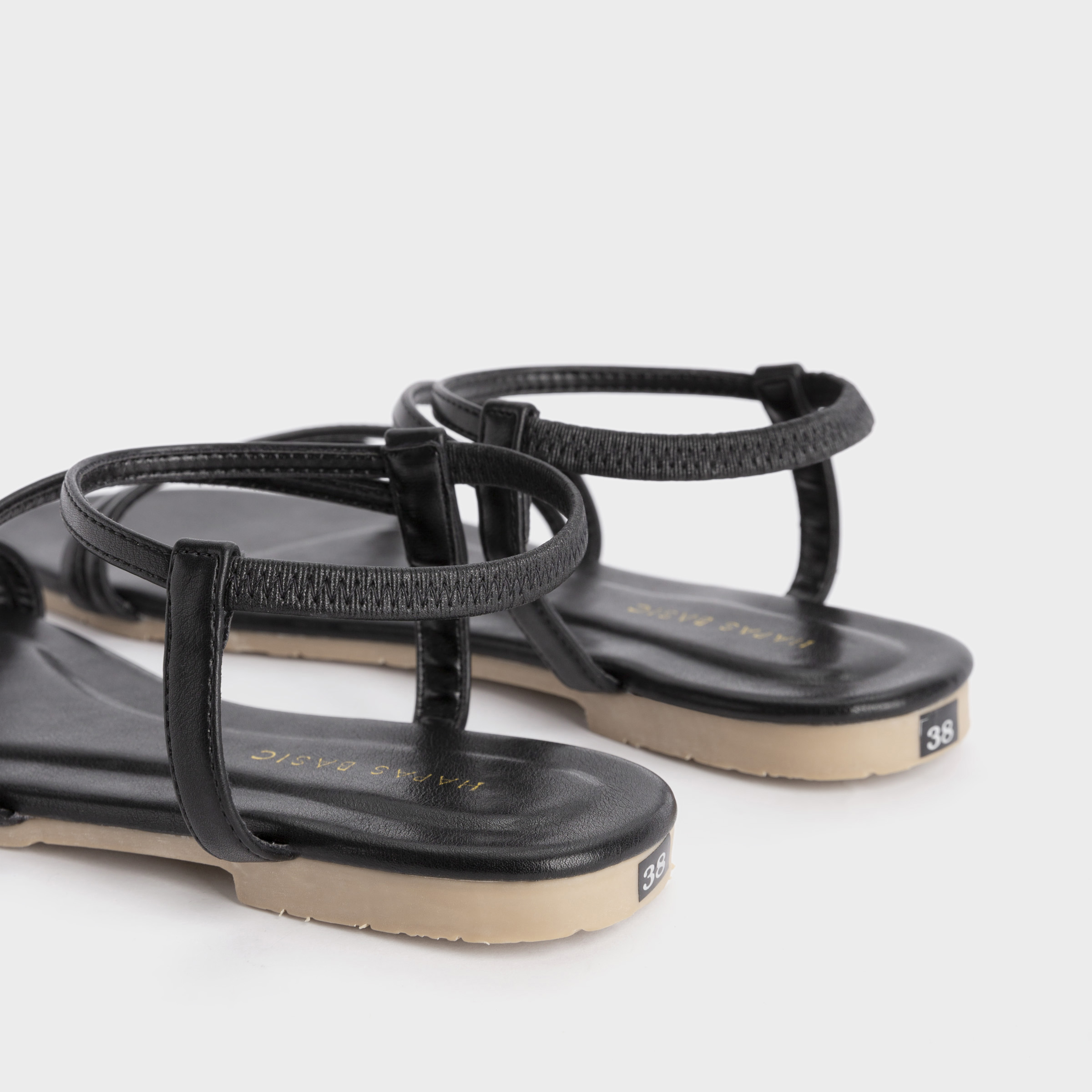 Dép Nữ Sandal Dây Chéo Quai Chun HAPAS - SDB116