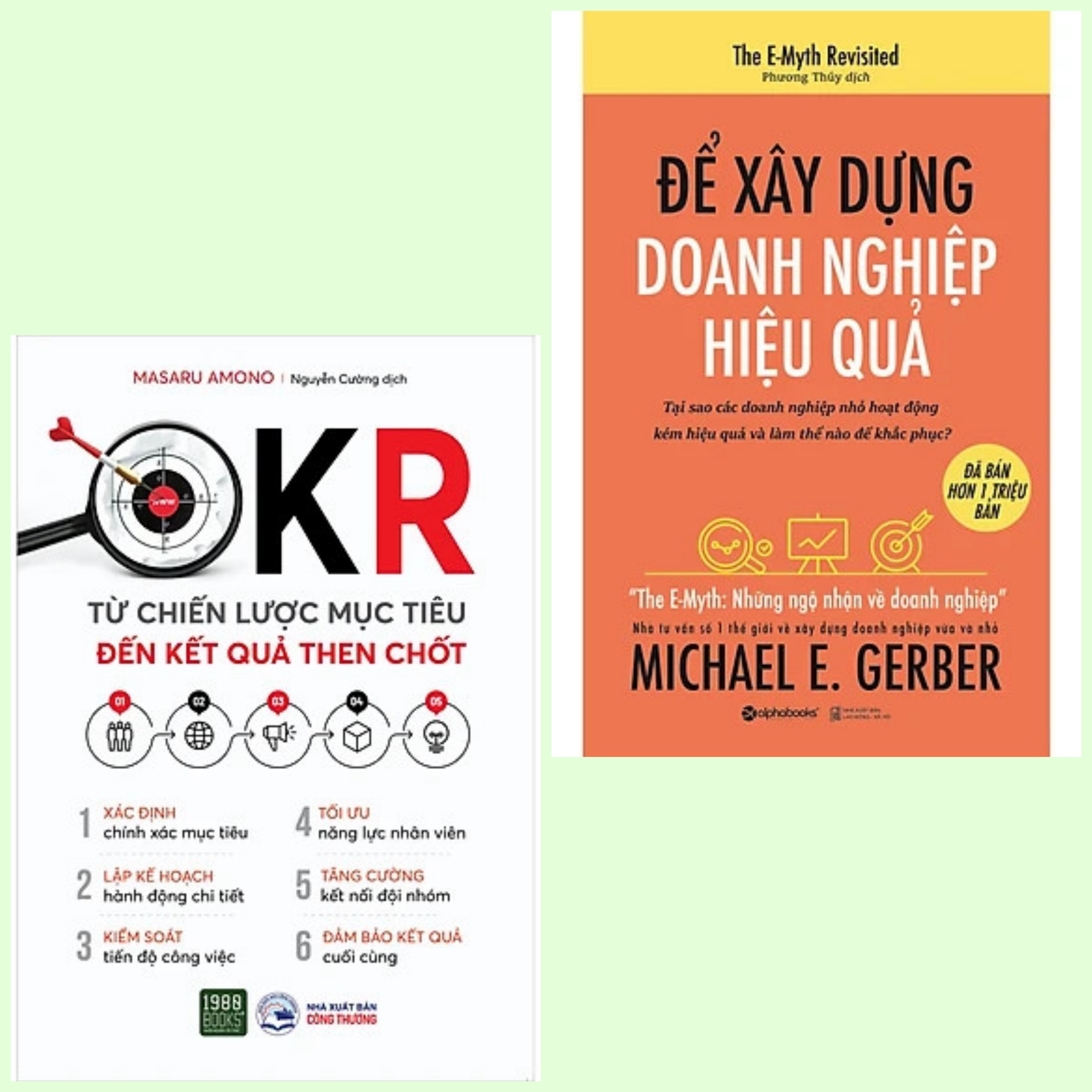 Combo 2 cuốn: OKR - Từ Chiến Lược Mục Tiêu Đến Kết Quả Then Chốt + Để Xây Dựng Doanh Nghiệp Hiệu Quả