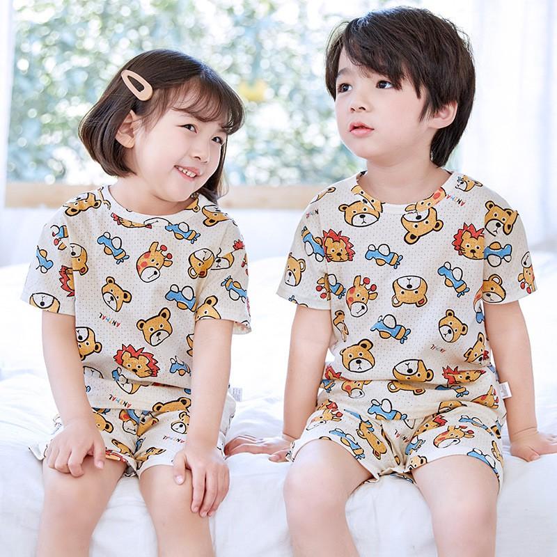 BT5 Size90-150 (11-35kg) Bộ thun hè bé - Vải thông hơi hàn quốc xịn 100% cotton Thời trang trẻ em