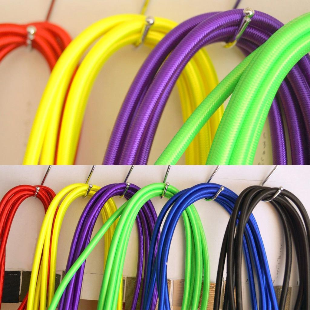 2pcs 5mm ELASTIC BUNGEE ROPE SHOCK CORD TIE DOWN, ROOF RACKS TRAILERS BOATS