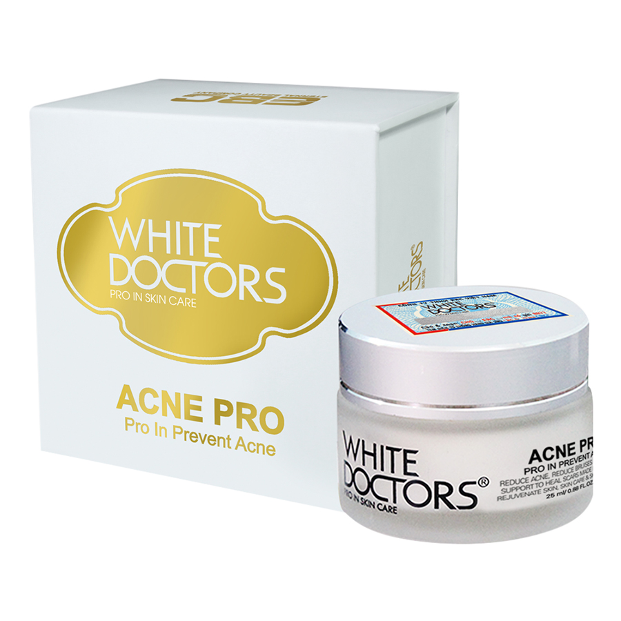 Kem Giảm Mụn, Thâm Mụn, Sẹo Mụn White Doctors Acne Pro