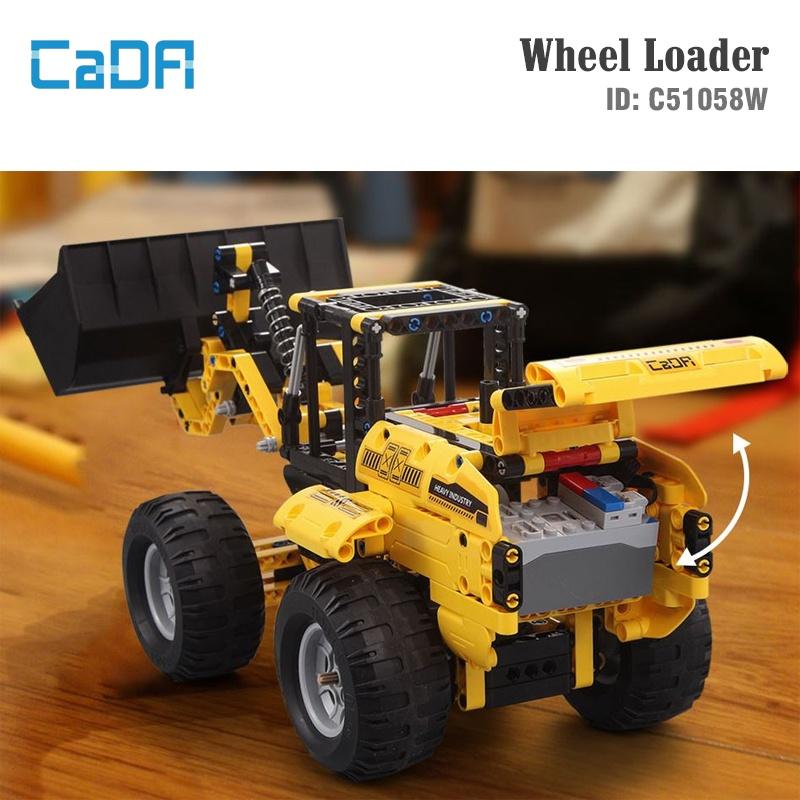 Đồ chơi lắp ráp điều khiển Máy ủi Wheel Loader – CADA C51058W