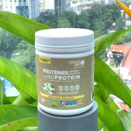 BỘT PROTEIN THỰC VẬT HỮU CƠ NATURE  ZEN CAO CẤP - VỊ VANI 468G