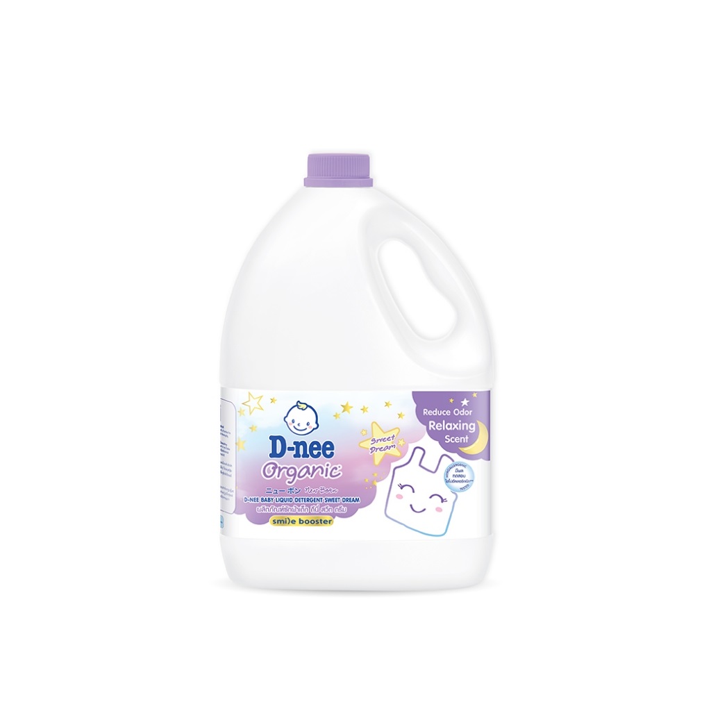 Dung Dịch Giặt Quần Áo Cho Bé Dnee Smile Booster 3L