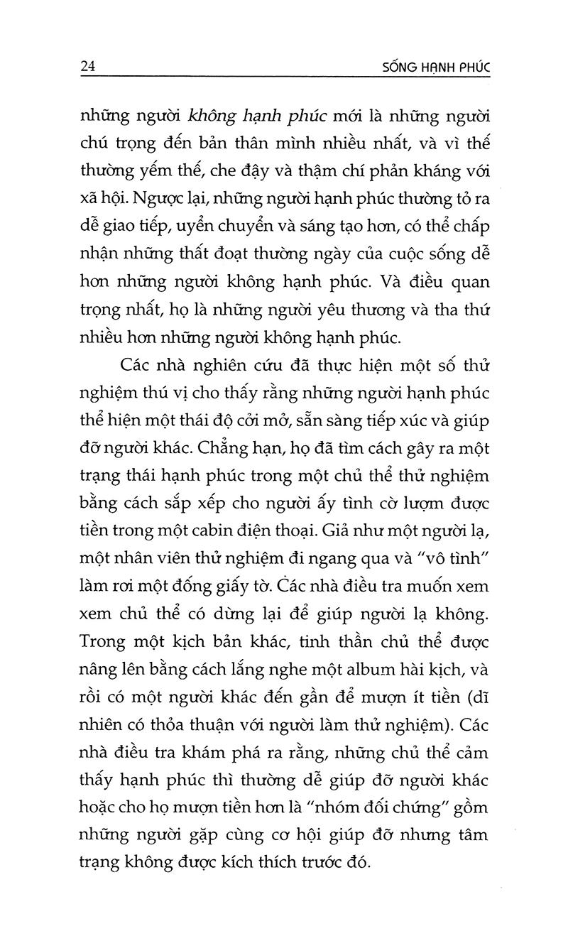 Sách Sống Hạnh Phúc - Cẩm Nang Cho Cuộc Sống (Tái Bản 2020)