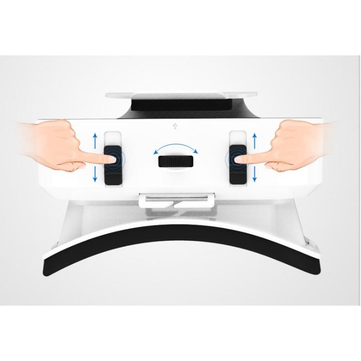 Kính 3D VR thật tế ảo cho iphone, android từ 4.5 - 5.5 inch cao cấp (trắng nhỏ xinh)