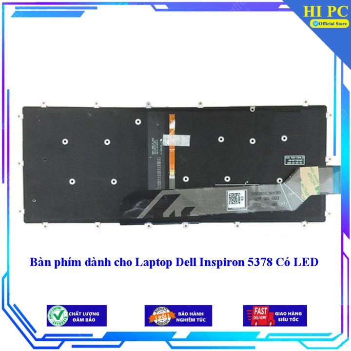 Bàn phím dành cho Laptop Dell Inspiron 5378 Có LED - Hàng Nhập Khẩu mới 100%