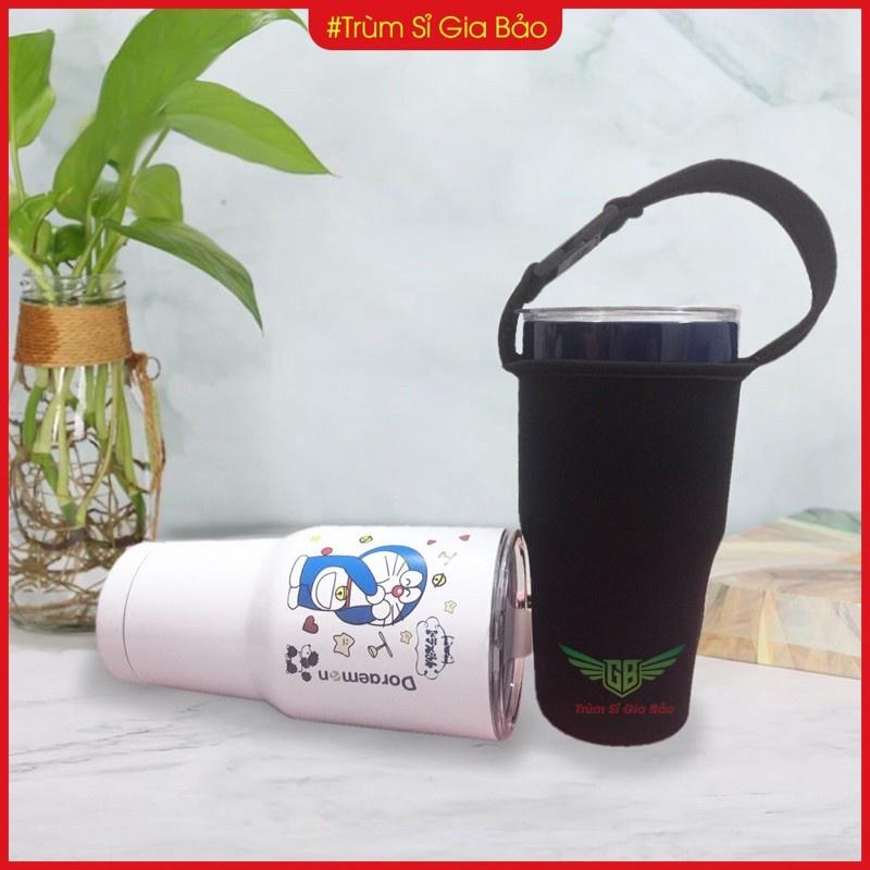 Ly giữ nhiệt Thái Lan Yeti 900ml kèm cọ và ống hút , bình giữ nhiệt inox 304 cao cấp , ca cốc giữ nhiệt hoạt hình