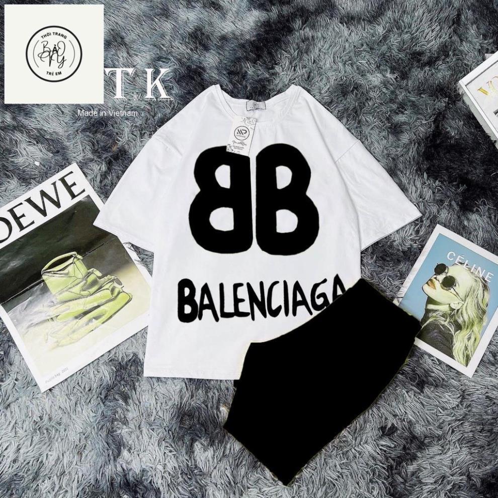 Thời trang trẻ em - Đồ bộ bé gái ngắn tay, thun 100% cotton mát mẻ