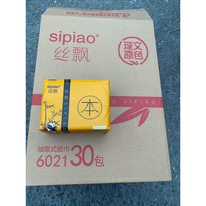 GIẤY ĂN GẤU TRÚC SIPAO LOẠI MÃ ĐỦ THÙNG 30 GÓI