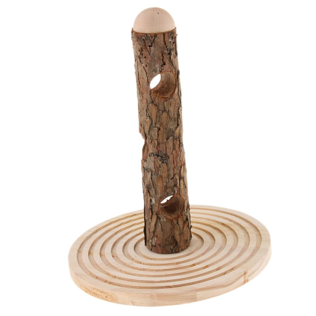 Wooden Feeder Vertical Pet Hay Rack Rabbit Chinchilla Small Animal Supplies