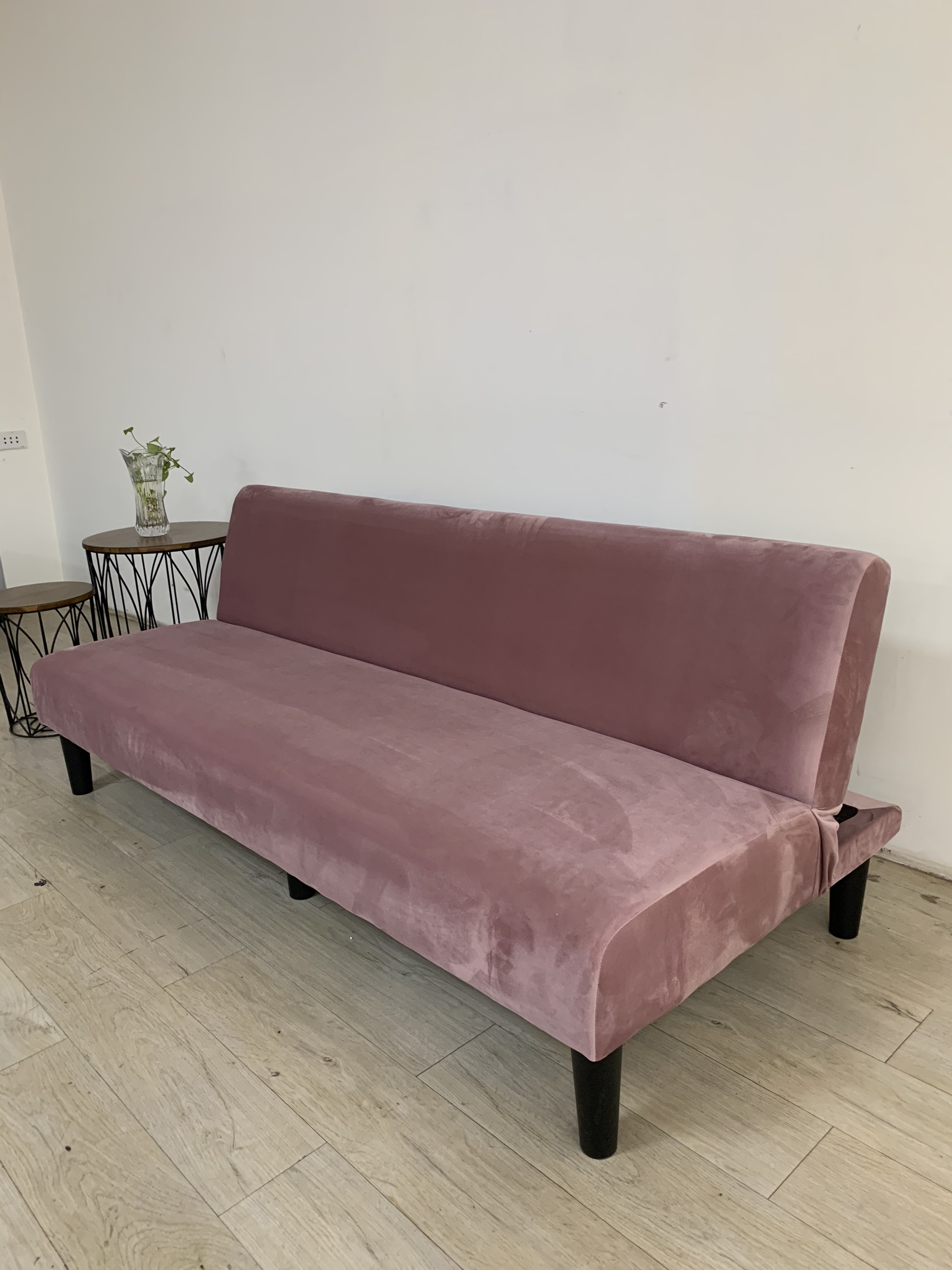 Ghế sofa giường BNS2001KN đa năng Vải nhung