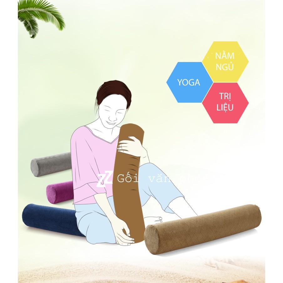 Gối thanh tròn kê cổ nằm ngủ, gối ôm trẻ em GLN-05