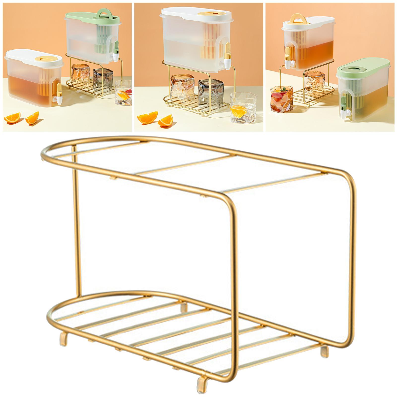 Beverage Drinking Jar Dispenser Support Stand Holder Rack Sturdy Party