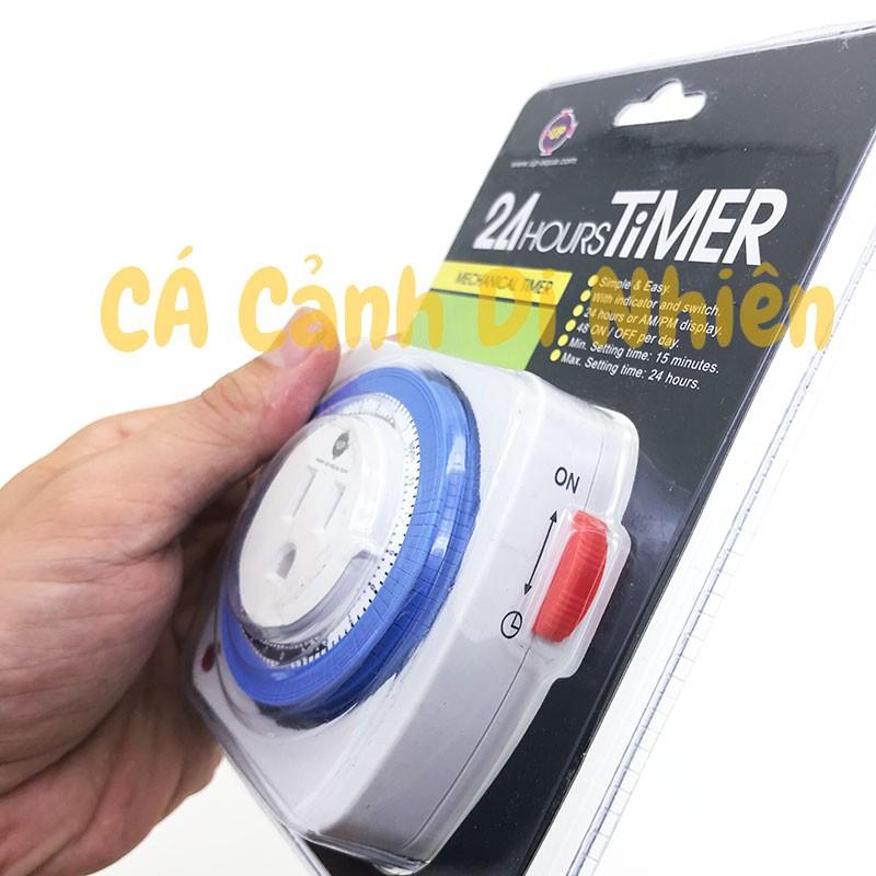 Ổ cắm hẹn giờ TIMER Cơ UP AQUA D-202 cho hồ cá