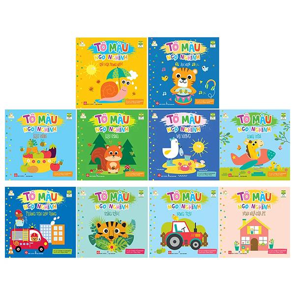 Bộ Tủ Sách Sáng Tạo - Tô Màu Ngộ Nghĩnh