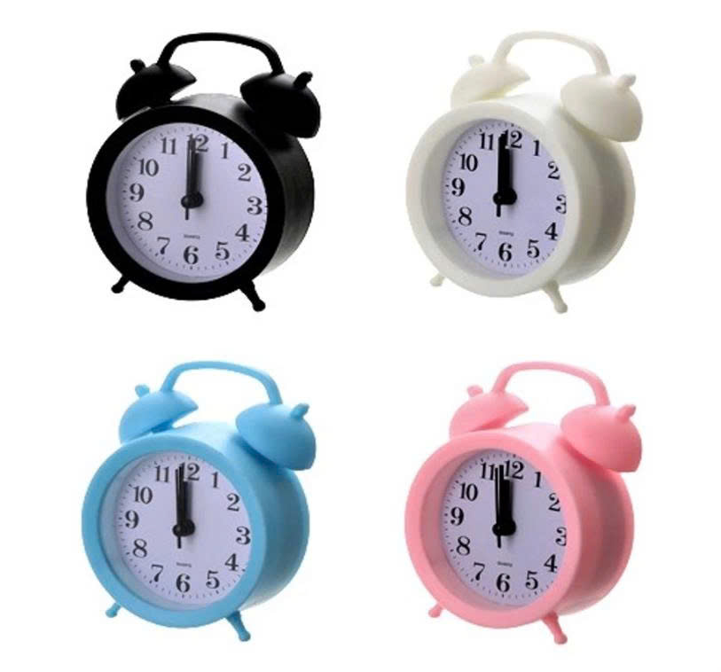 Đồng Hồ Báo Thức Hình Chuông Phong Cách Retro