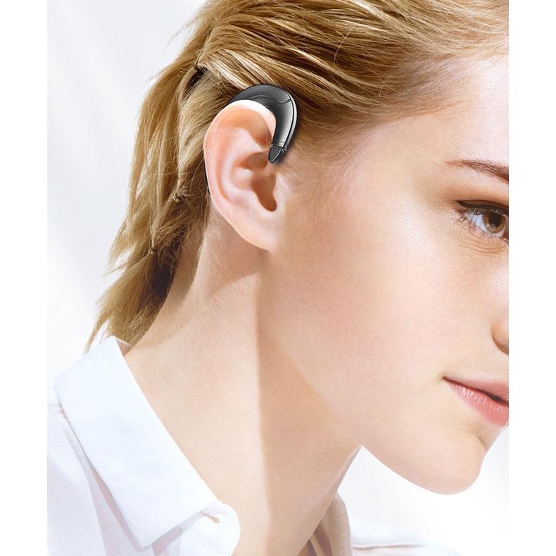 Tai Nghe Bluetooth Không Dây Gắn Tai Kiểu Dáng Thể Thao Cho Điện Thoại Di Động