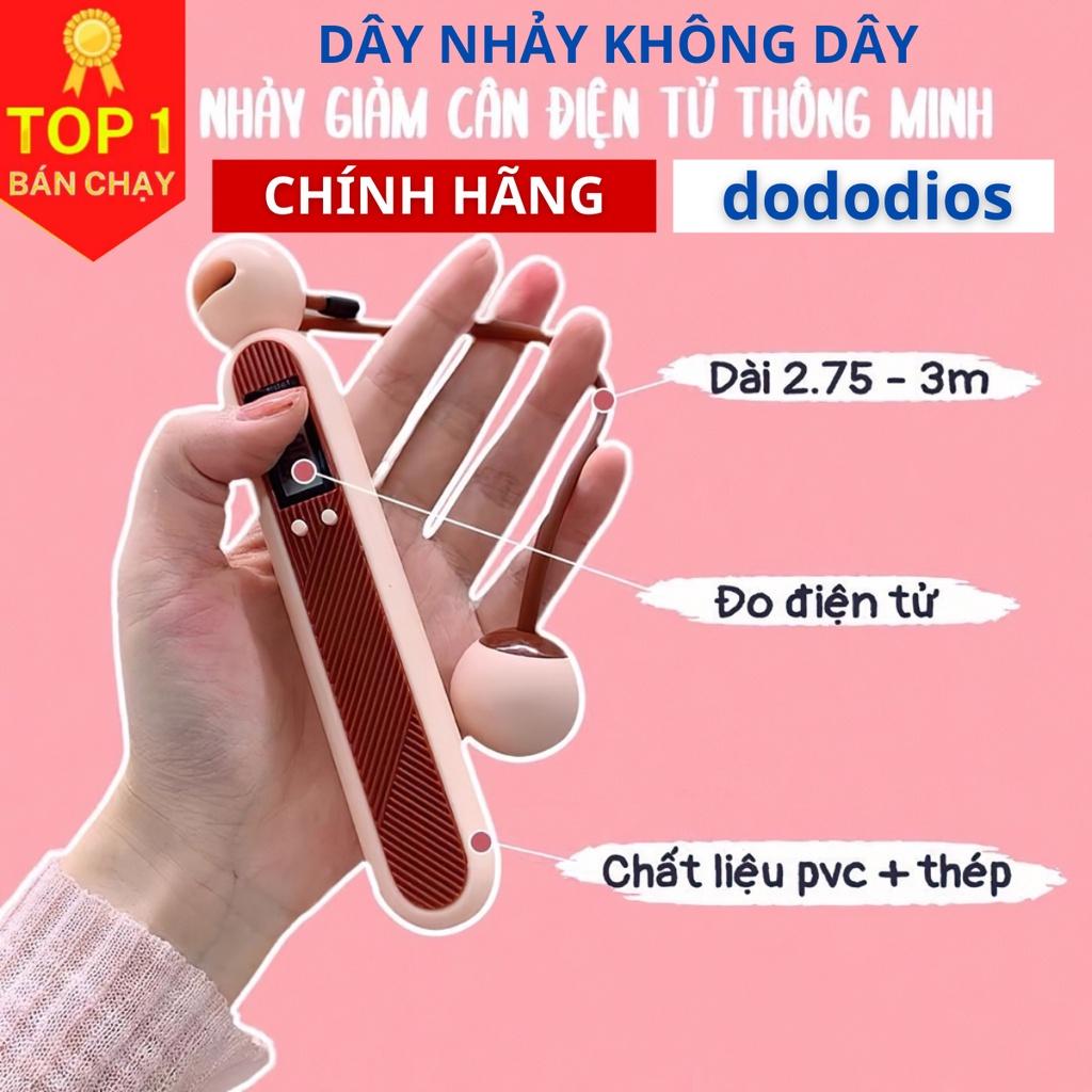 Dây nhảy không dây, không gây tiếng ồn, tay cầm chống trượt đếm số vòng tự động