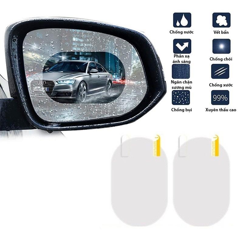 Bộ 2 miếng dán chống nước cho kính ô tô xe máy