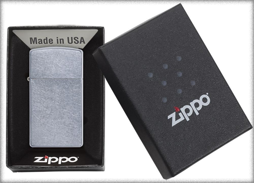 Bật Lửa Zippo Slim Street Chrome 1607