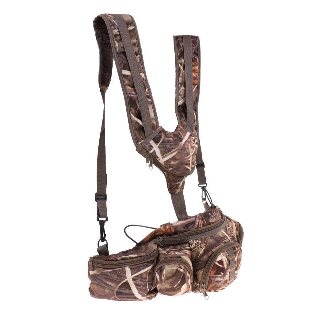 Fishing Tackle Bag Multifunctional Waist Bag Jungle Camo Hunting Camping