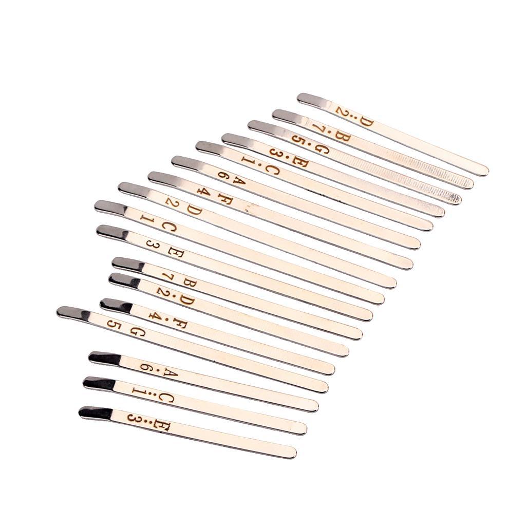 Steel Keys for 17 Key African Thumb Piano Finger Percussion Keyboard