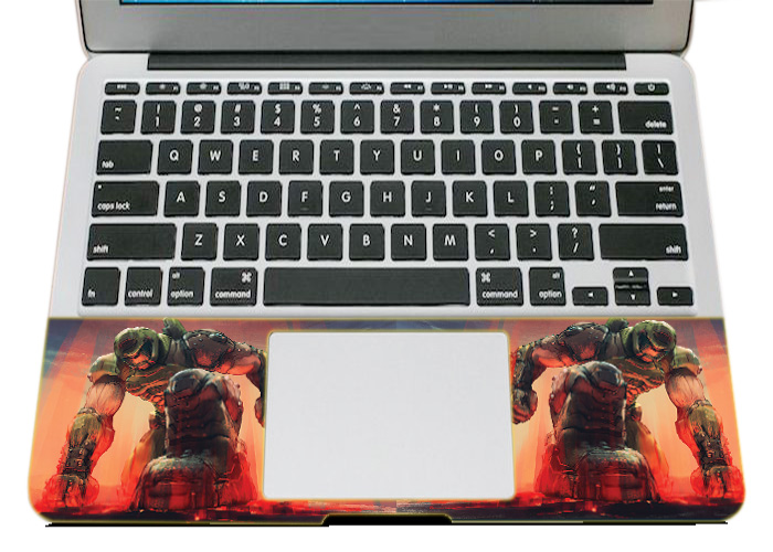 Mẫu Dán Trang Trí Mặt Ngoài + Lót Tay Laptop Hoạt Hình LTHH - 790