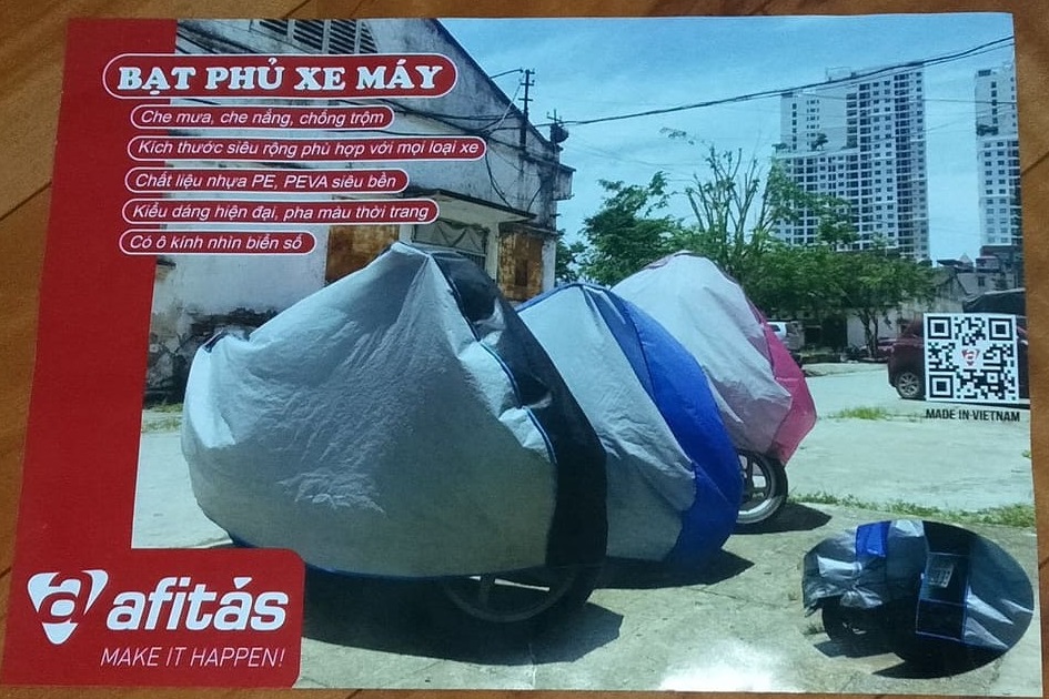 Bạt phủ xe máy vải cao cấp kích thước siêu rộng phù hợp mọi loại xe