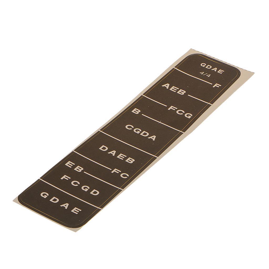 Violin Player Beginners Finger Position Learning Sticker Marker