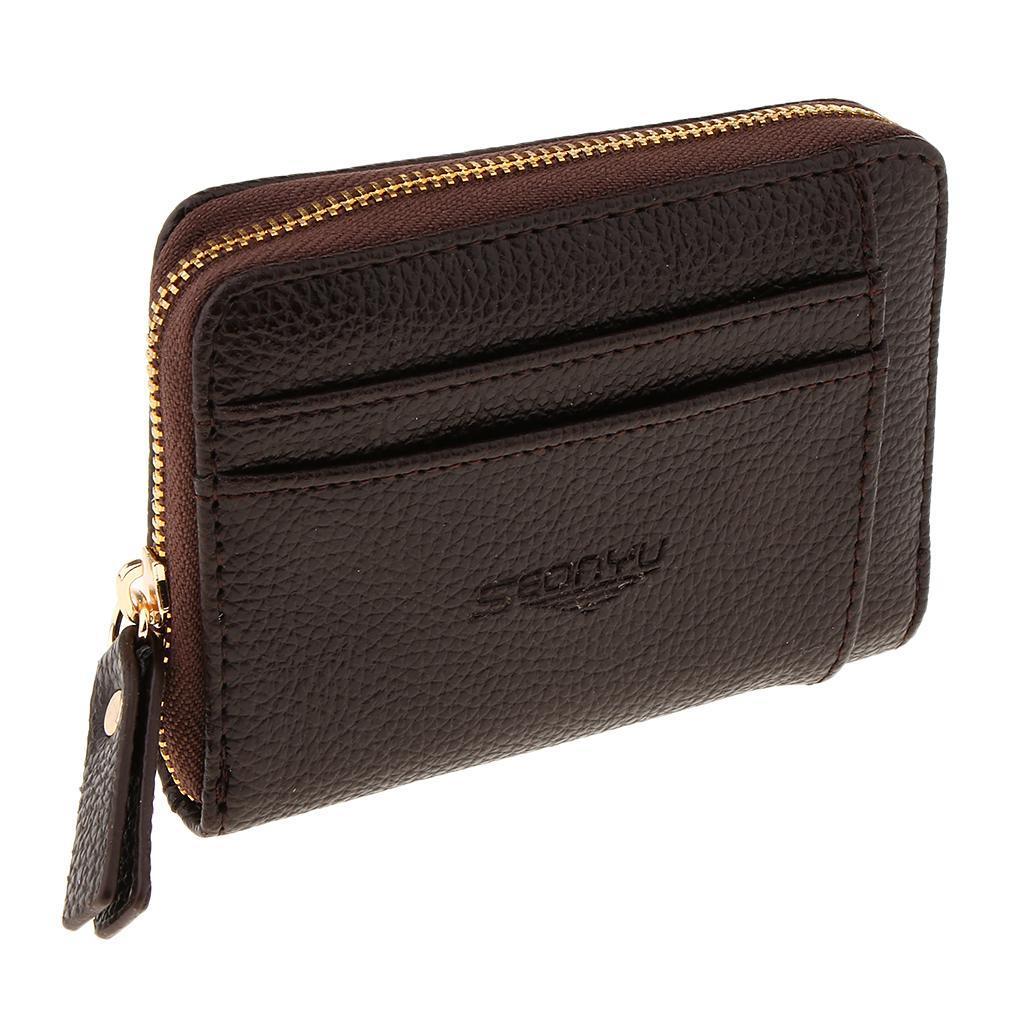 Men Slim Leather Wallet Purse Holder Case Front Pocket