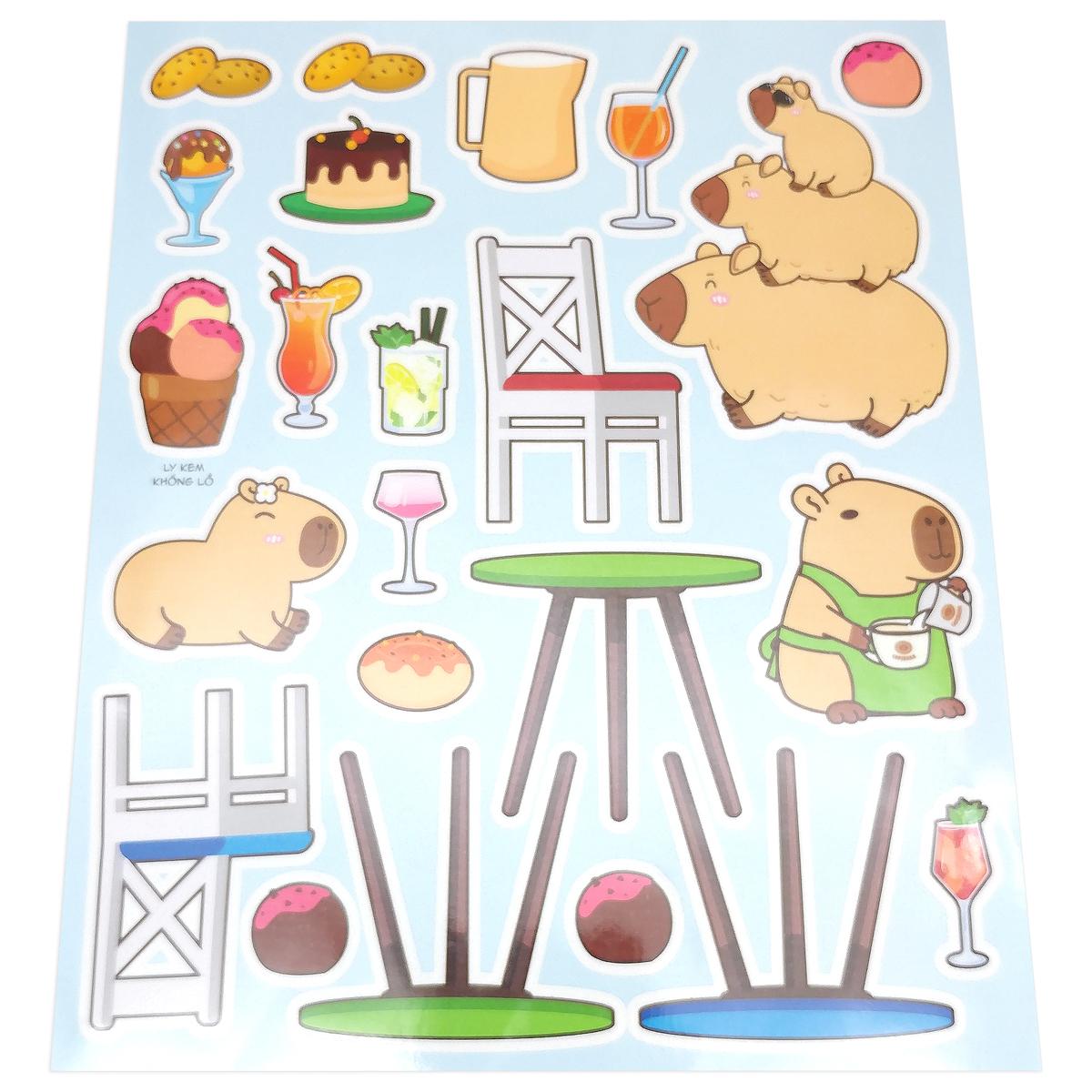 Trò Chơi Bóc Dán Tương Tác Capybara Cafe - Liên Hiệp Thành UBDTTCPBRCFHL