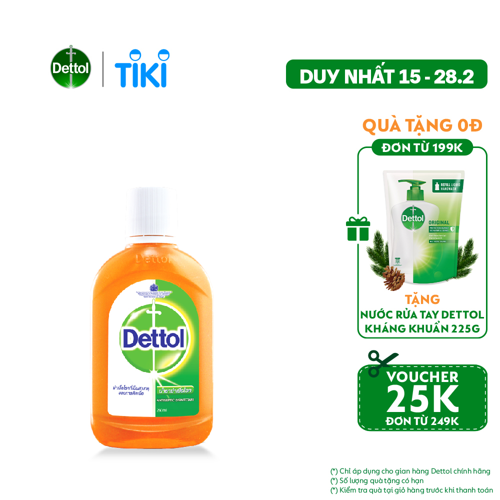 Dung Dịch Diệt Khuẩn Đa Năng Dettol 250ml