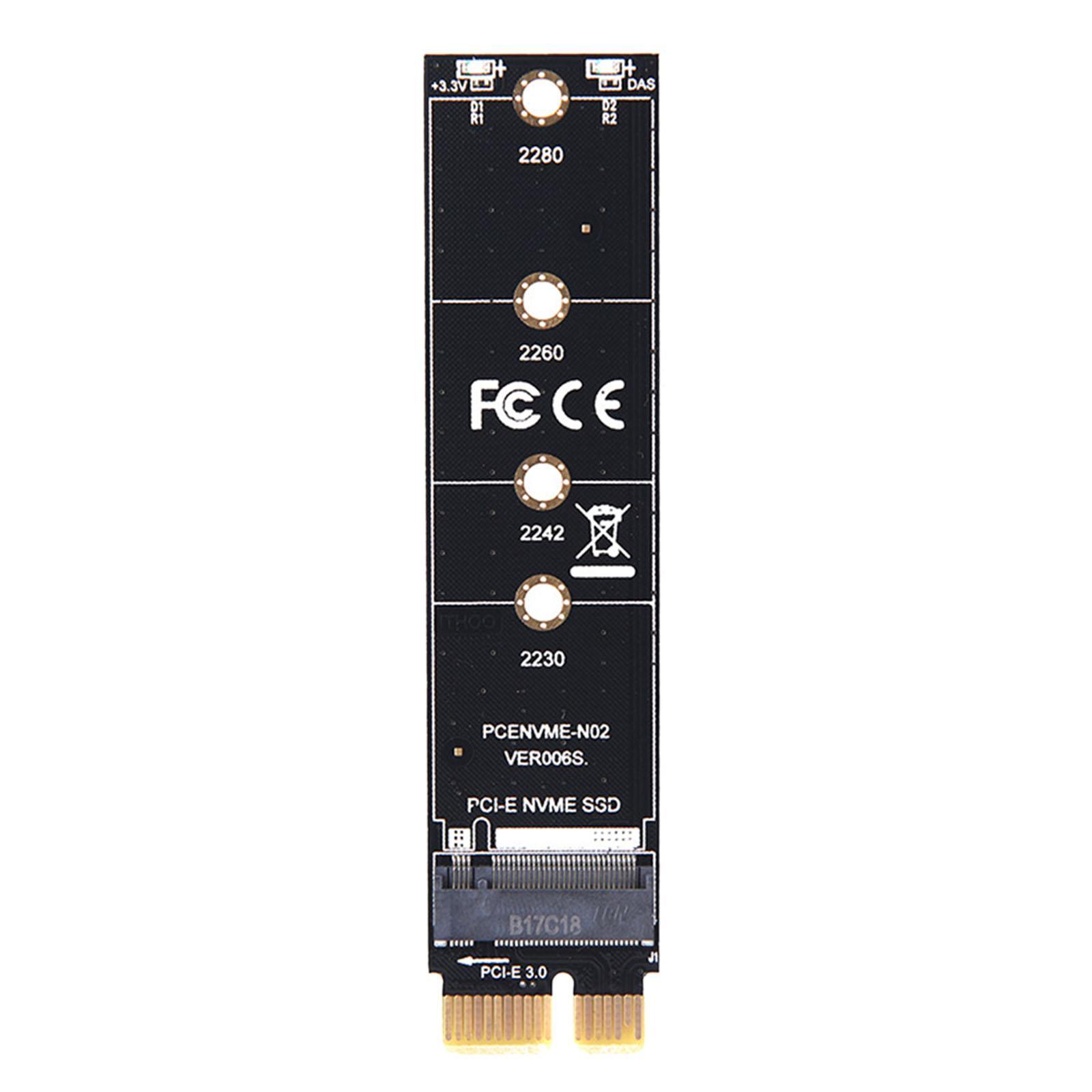M2 -E Adapter Card Speed 1x Slot Riser Card E 1x/4x/8x/16x