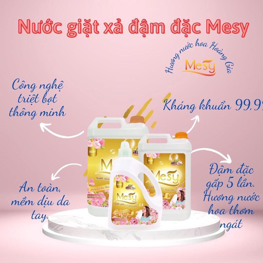 Nước giặt xả Mesy hương nước hoa Hoàng Gia loại 5 Kg