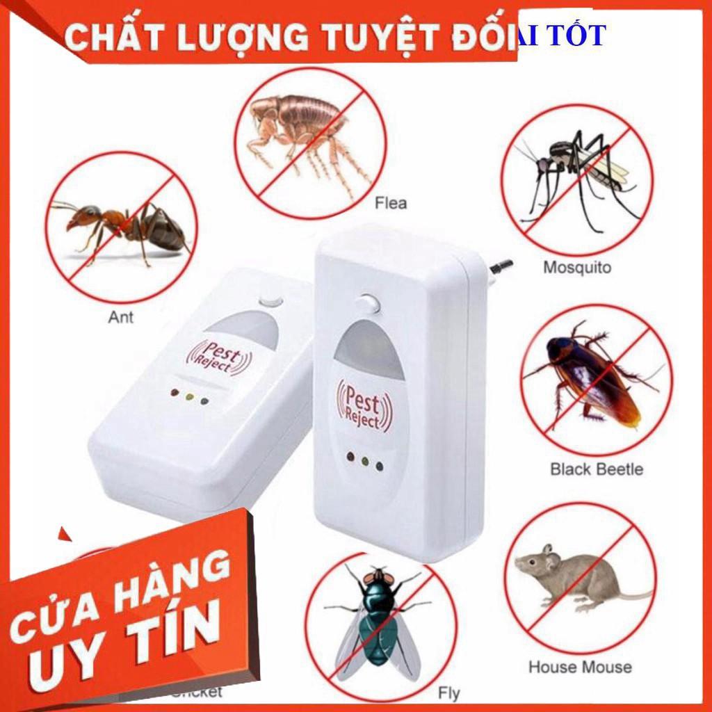 Máy Đuổi Chuột, Muỗi, Côn Trùng PEST REJECT Bằng Sóng Siêu Âm Không Sát Sinh