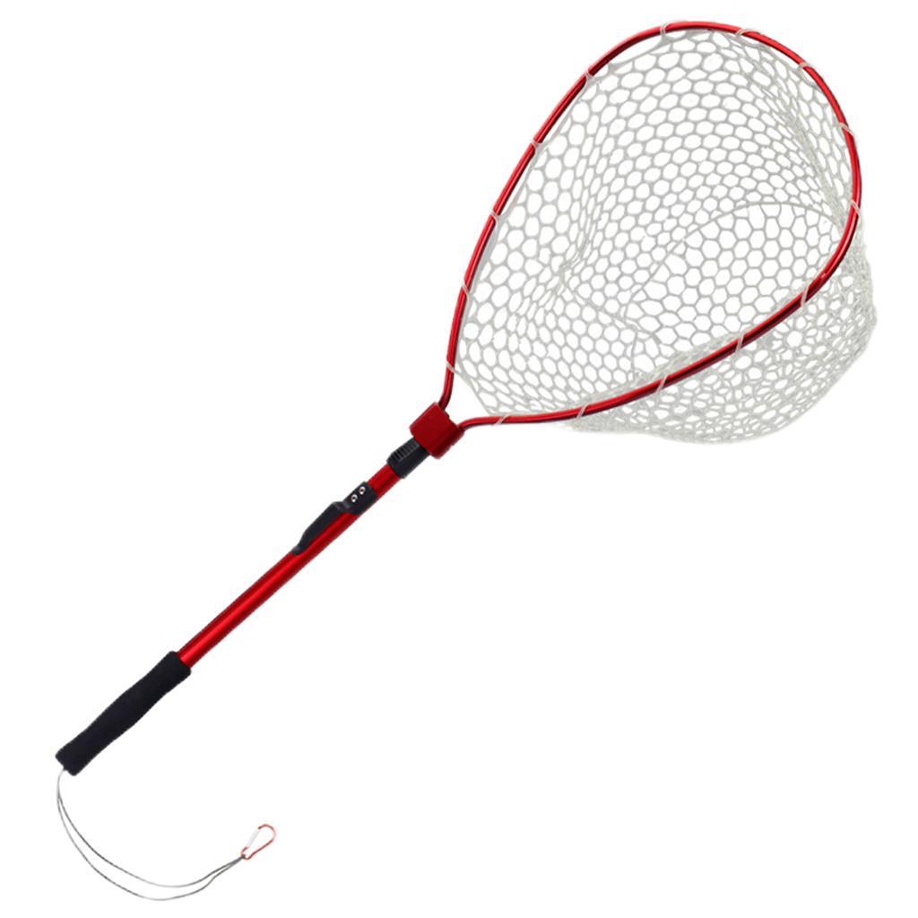 Landing Net Telescopic Folding  Pole Retractable Fish  Salmon Net