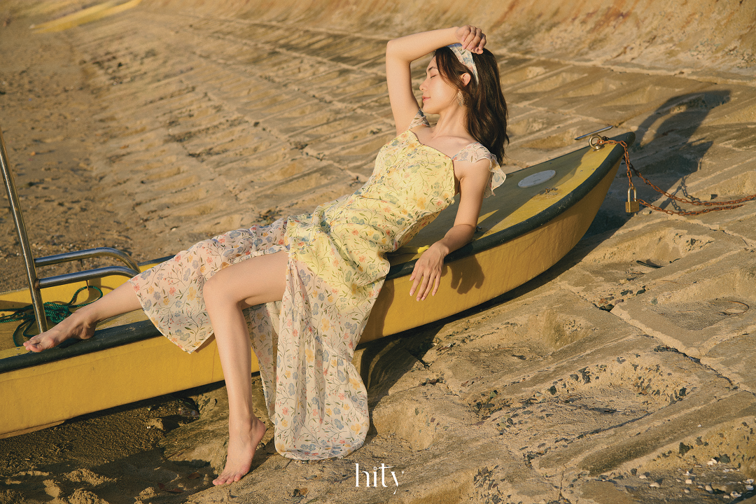 Đầm Maxi Hai Dây Soleil DRE187 thời trang thiết kế Hity