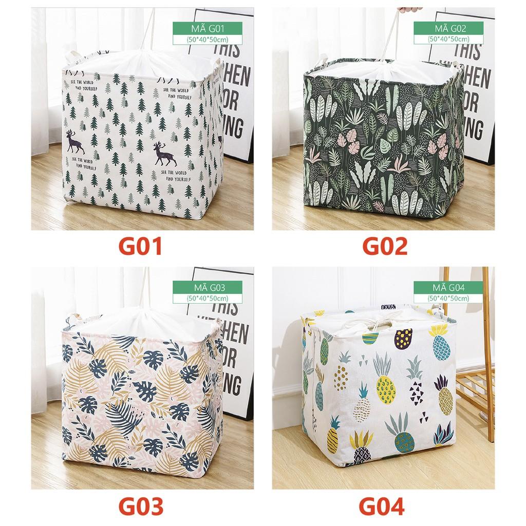 Túi vải đựng đồ cỡ lớn 100 lít, siêu to khổng lồ 50x50x40 cm