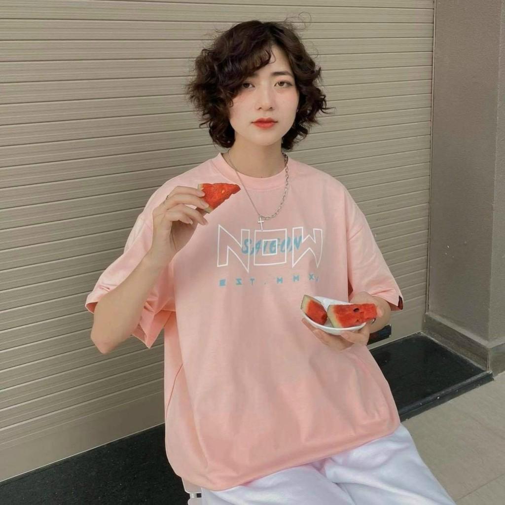 Áo Thun Local Brand Now Saigon Nam Nữ Tay Lỡ Oversize Unisex Full Mạc