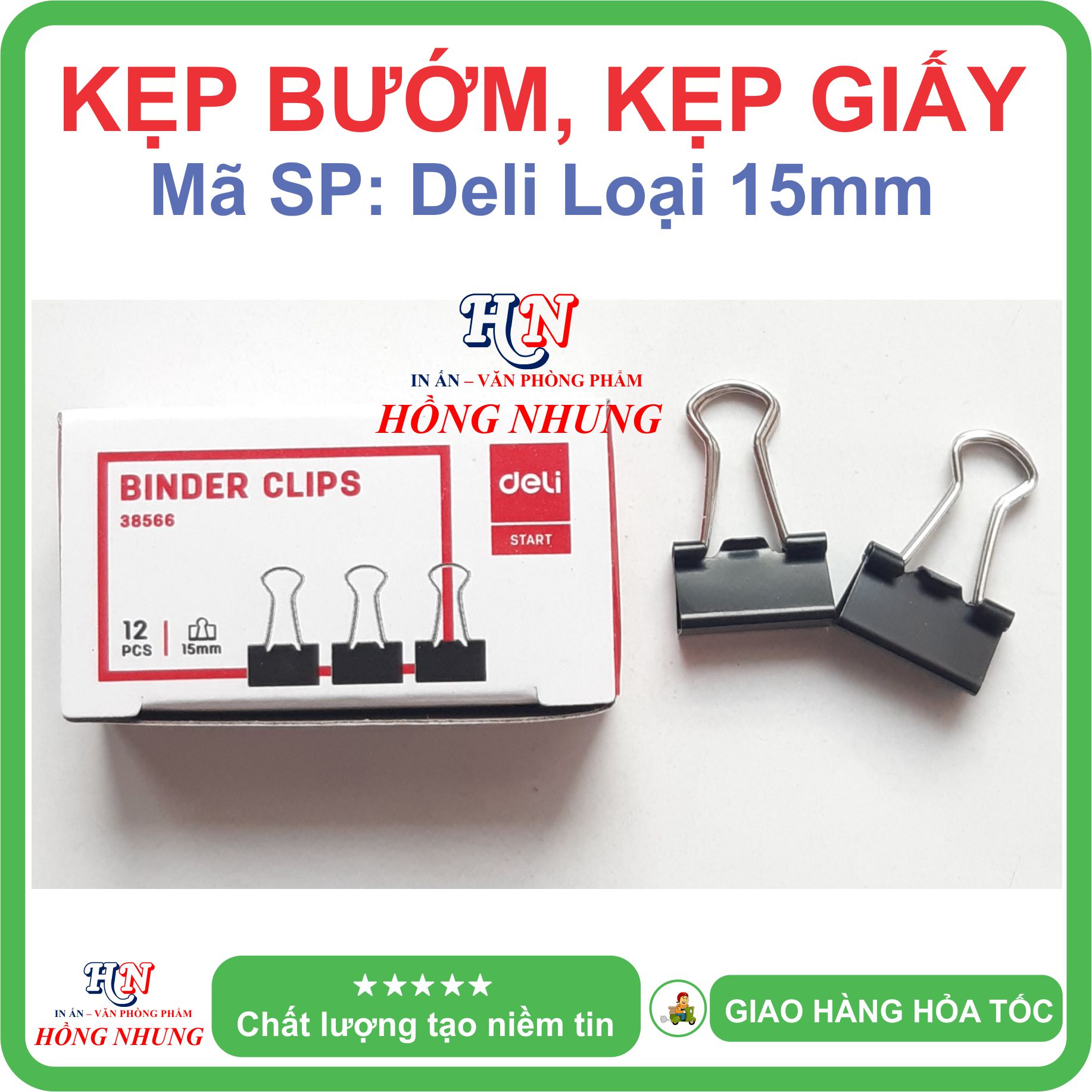 [ SÉT] COMBO 12 Hộp nhỏ kẹp bướm loại 15mm (1 Hộp 12 Cái) Giúp Bạn Sắp Xếp Giấy Tờ Hợp Lý, Gọn Gàng, Bền, Đẹp, Tiện Dụng