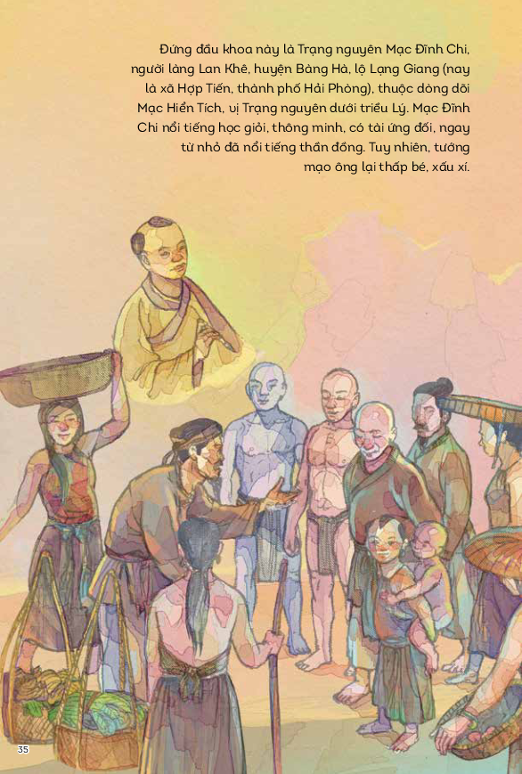 Lịch sử Việt Nam bằng tranh - Nhà Trần xây dựng đất nước (Bản màu)