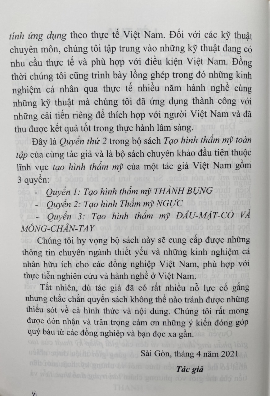 Sách - Tạo hình thẩm mỹ Ngực từ giải phẫu ứng dụng đến giải pháp Lâm sàng