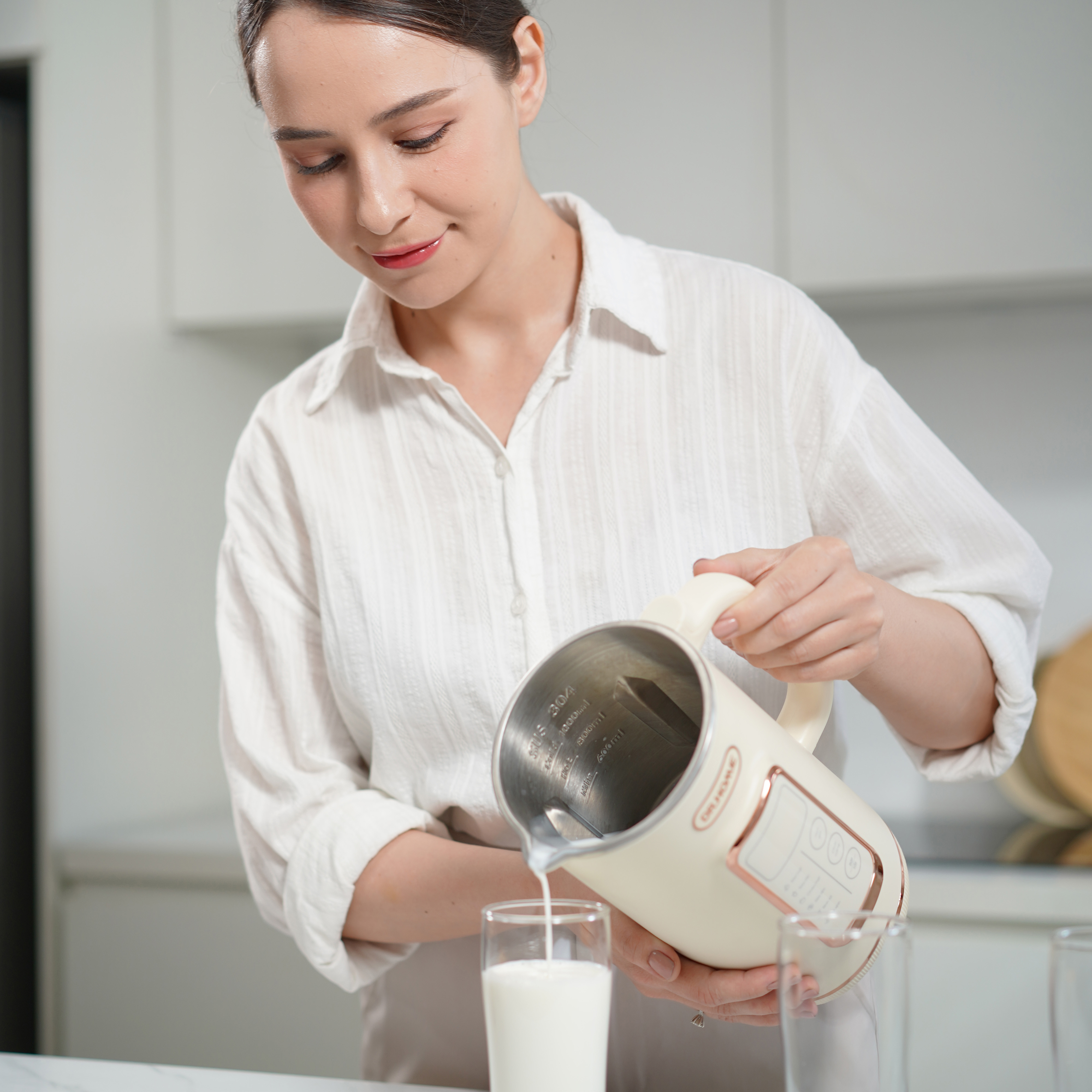 [Hàng Chính Hãng] Máy Làm Sữa Hạt DrHomie AN60 - Phiên Bản Chống Khê, Chống Trào Hàng Đầu Việt Nam - Bảo Hành 12 Tháng