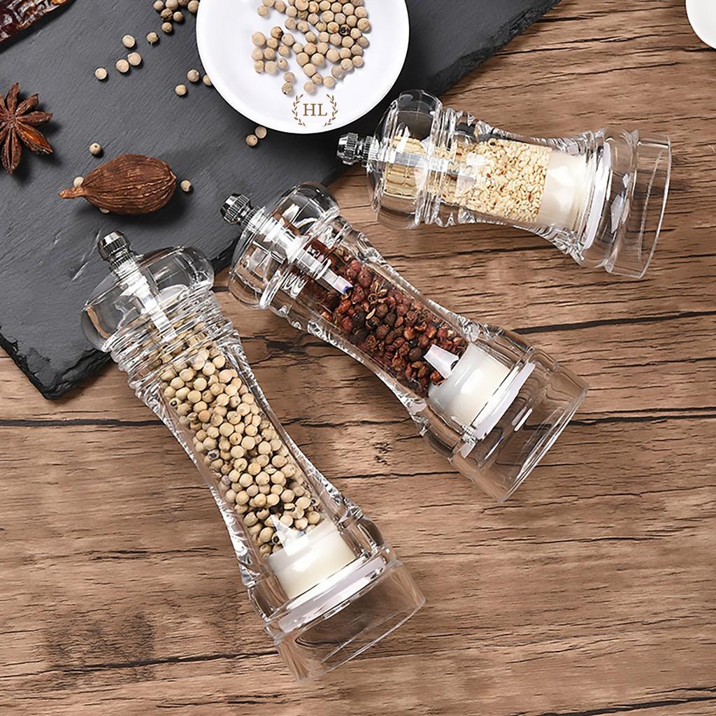 Lọ xay hạt - Chất liệu Acrylic cao cấp - Lõi xay gốm sứ | XAY TIÊU MICA ACRYLIC