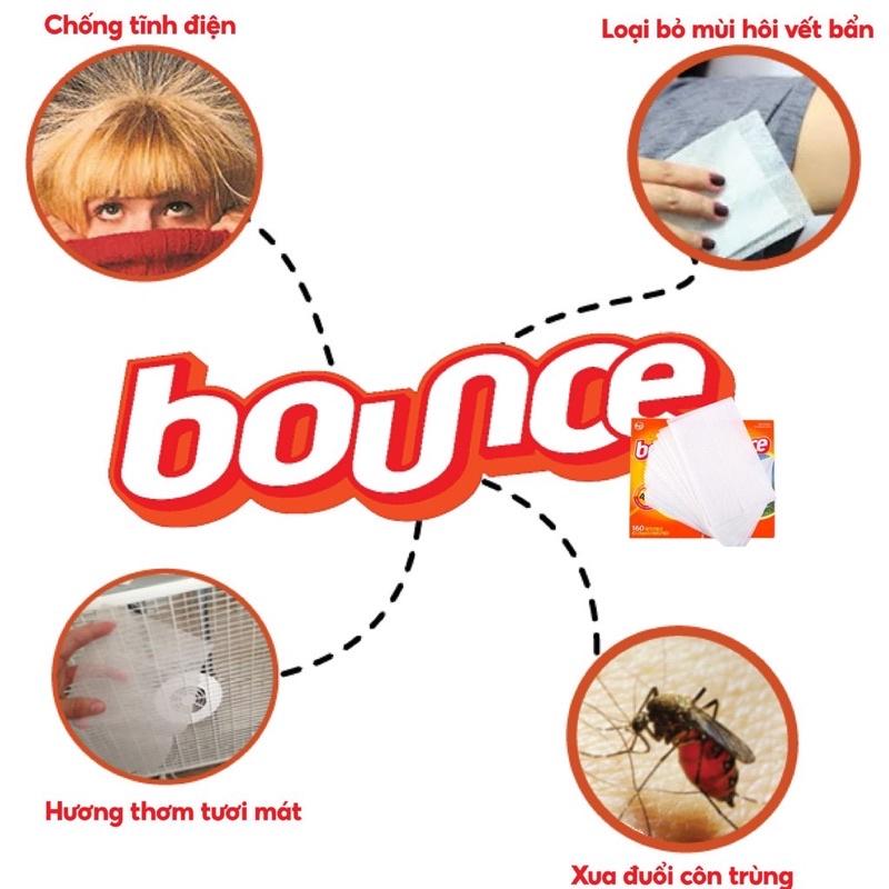 Giấy thơm quần áo Bounce làm mềm sợi vải