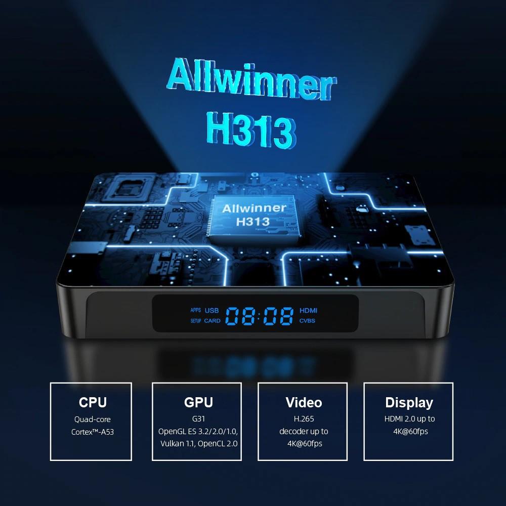 Box X96Q Pro, Android TV 10, Ram 2GB, Rom 16GB - Cấu Hình Mạnh- Vô Địch Về Giá