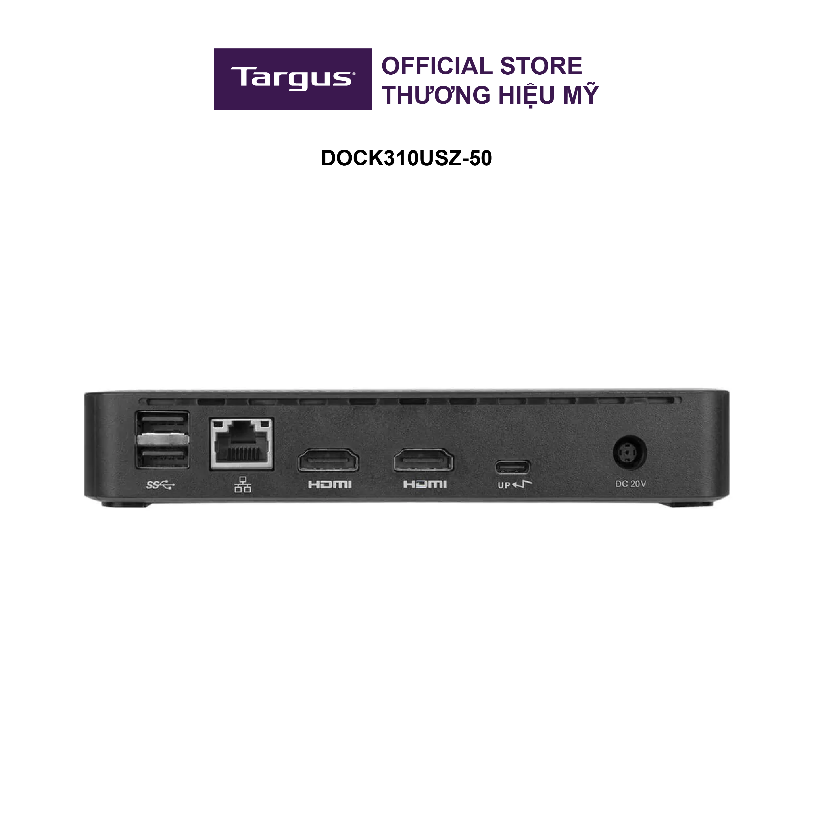 Cổng Dock chuyển đổi để bàn có chipset Targus DOCK310 hàng chính hãng